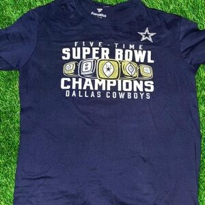 Fanatics Navy Dallas Cowboys Super Bowl Champions Tee